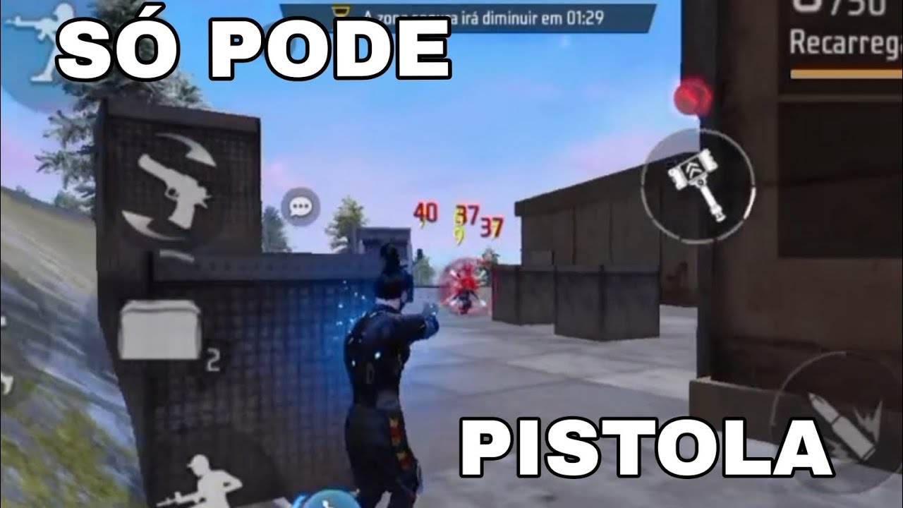 DESAFIO SÓ PODE PISTOLA!!