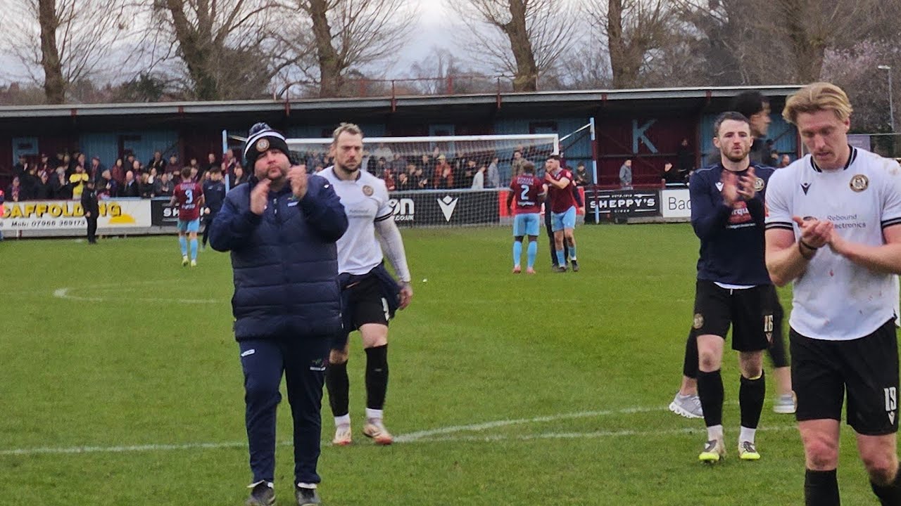 POST MATCH REACTION - Taunton Town 2 - 2 Hungerford Town - with Danny Robinson