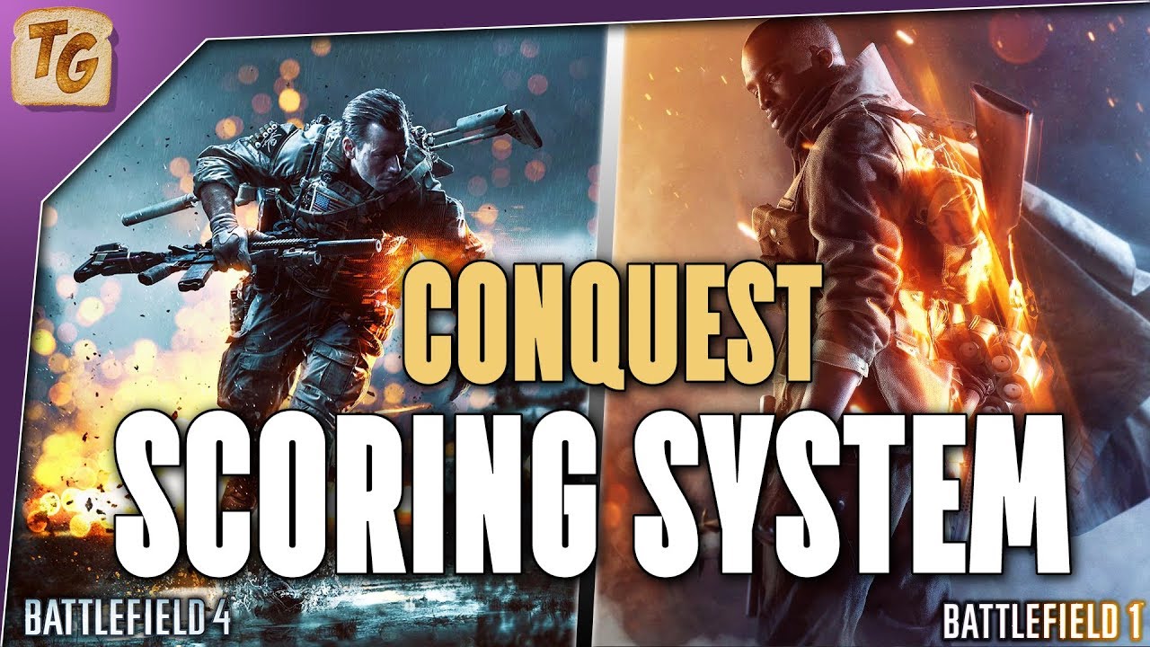Conquest Scoring System in Battlefield 1 vs Battlefield 4 | BF1 & BF4 Comparison