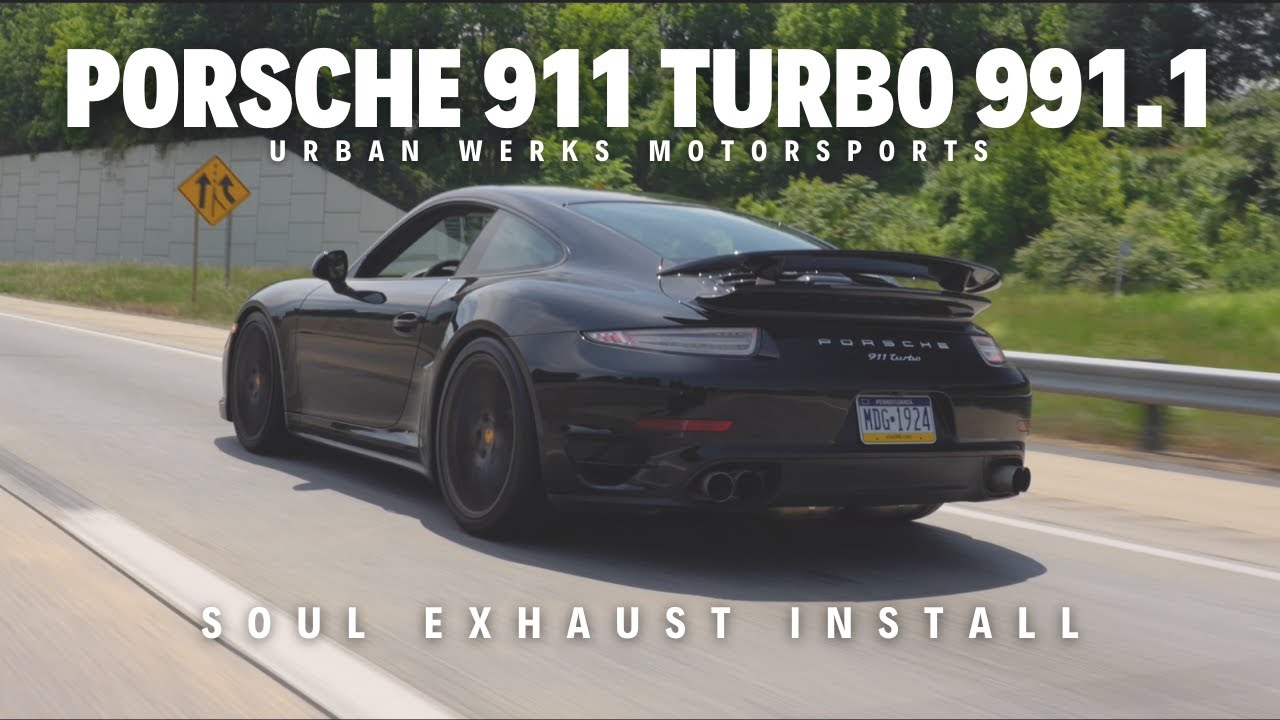 Porsche 911 Turbo (991.1) | SOUL Competition Exhaust + Softronic 93 Tune | URBAN WERKS