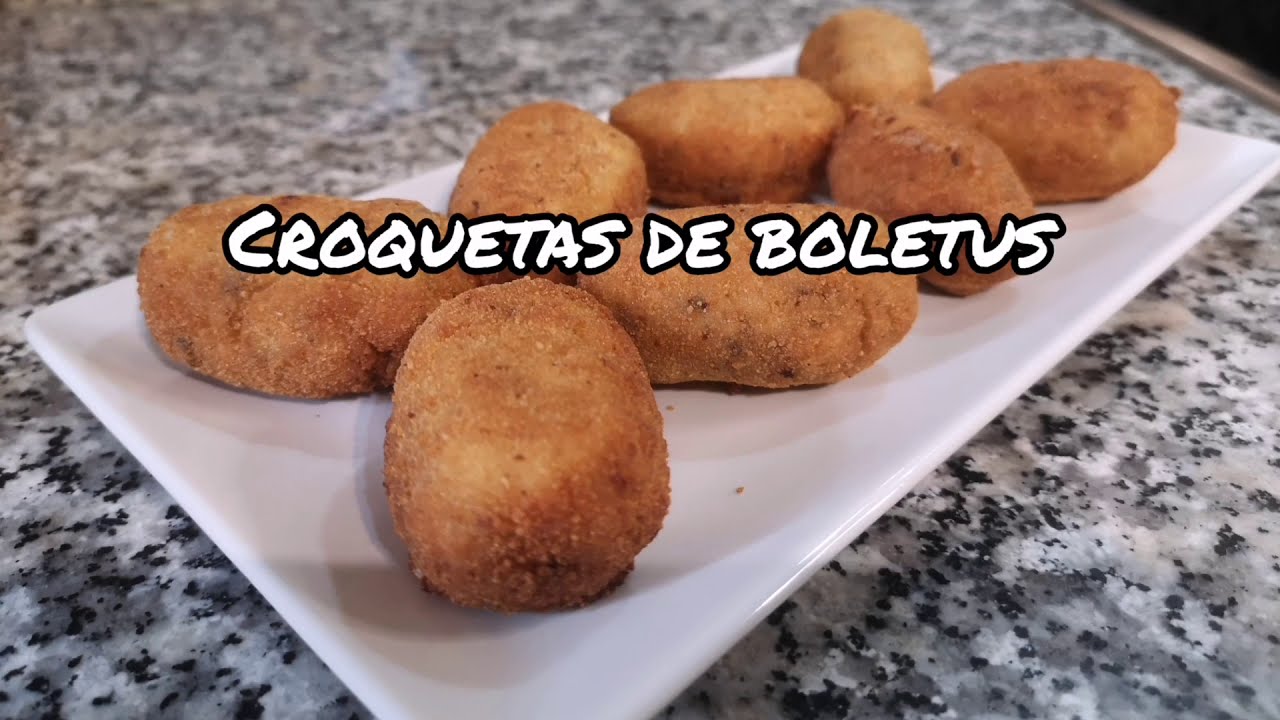 😋CROQUETAS DE BOLETUS🍄🍄[[riquísimas y cremosas]] Cocina con Anabel