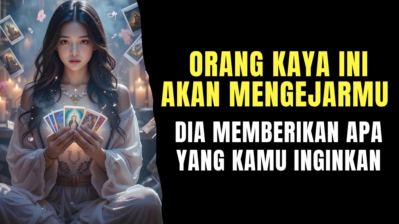 ‼️ MENERAWANG KAMU! ORANG KAYA INI AKAN MENGEJARMU! ‼️#generalreading #reetatarot #tarot