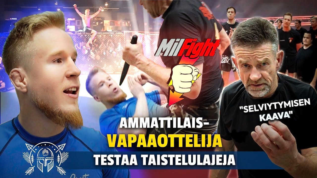 Kuinka vapaaottelijan käy sotilaskamppailuharjoituksissa? | 1. jakso: MilFight