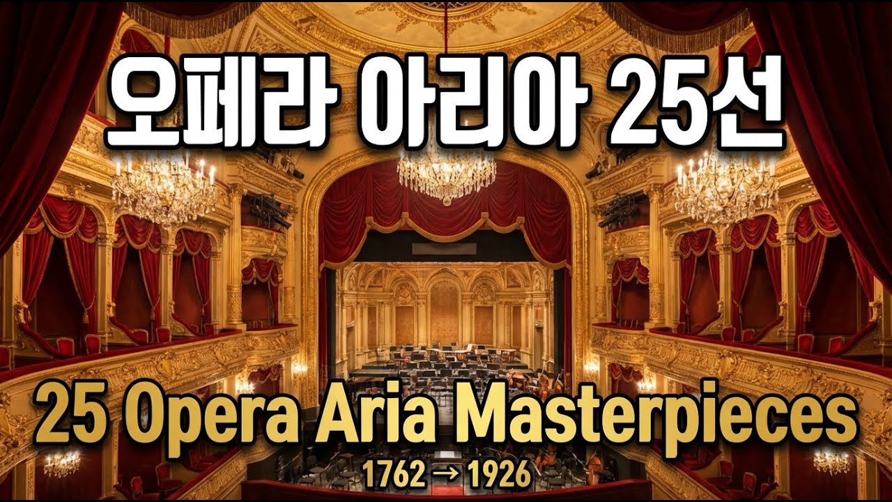 오페라 아리아 25선 | 연도로 듣는 명곡 연대기 (1762-1926) | Opera Masterpieces