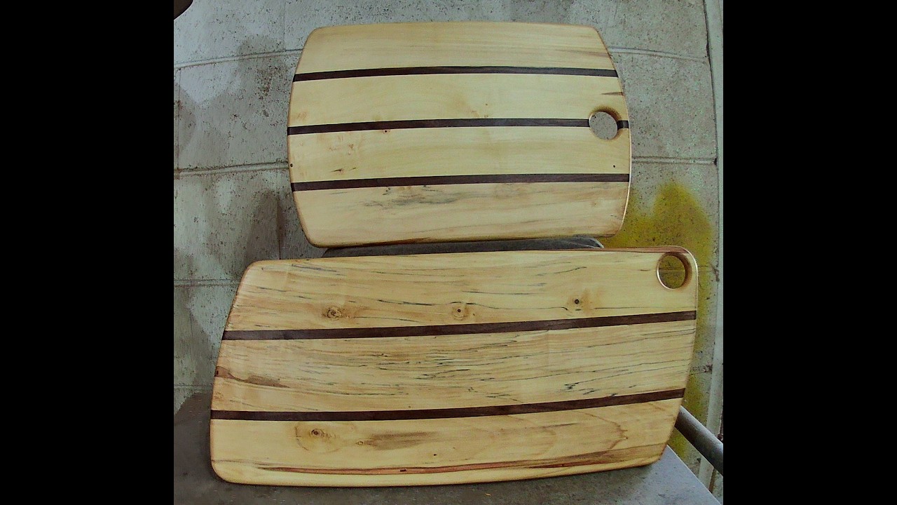 Two simple cutting boards, time lapse