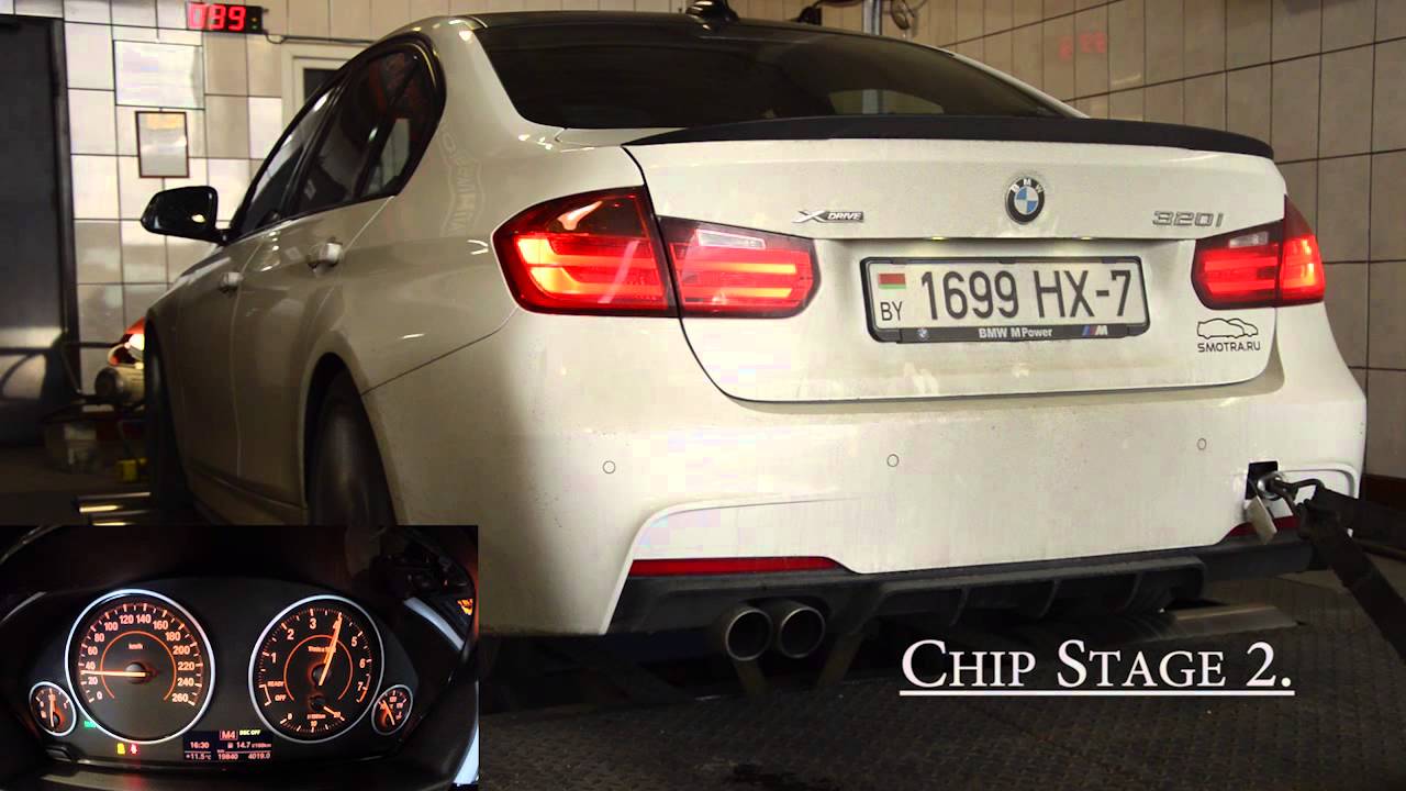 BMW F30 320i Dyno - Chip Stage 2.