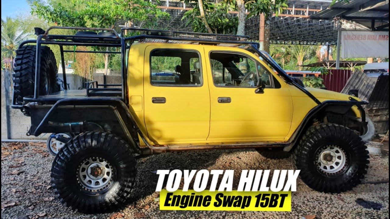 Toyota Hilux engine swap 15BT part 3 selesai