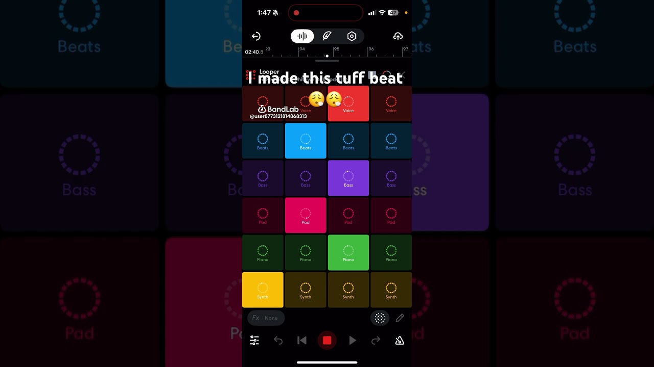 Beat that I created #beats #bandlab #bandlabtrap #rap #trap #music