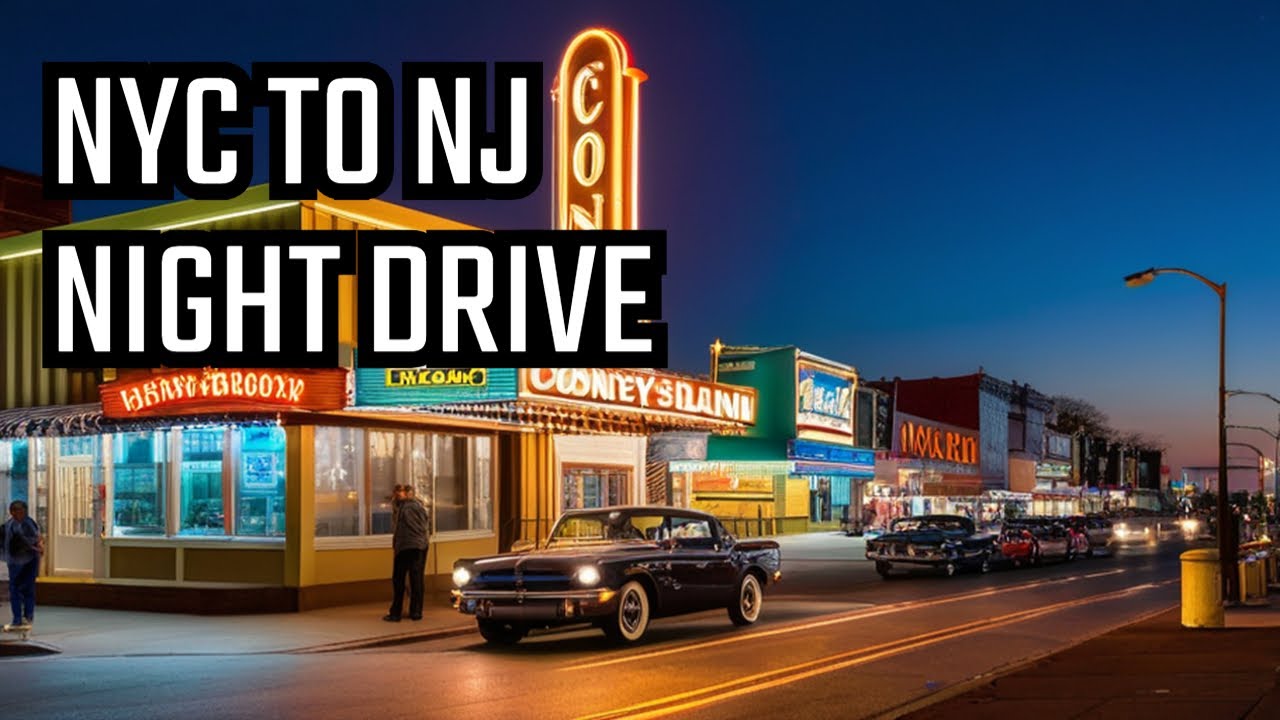 Night Drive from Coney Island to Paramus NJ
