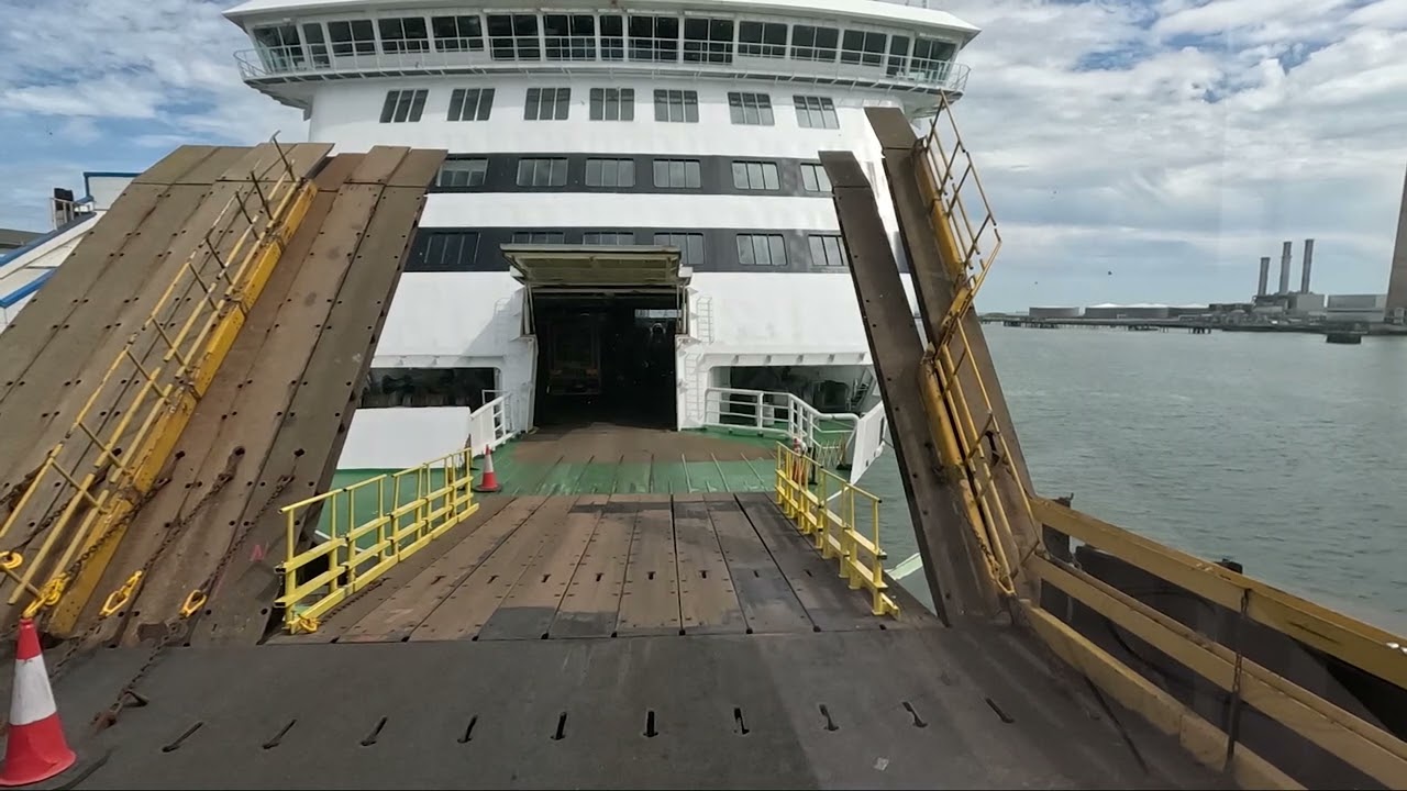 From Dublin-Ireland To Holyhead-Wales Irish Ferry Sailing With My Truck #ireland #wales
