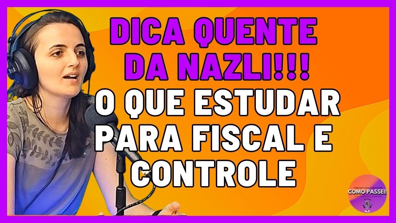 Dica da Nazli Para Concursos da &Aacute;rea Fiscal e de Controle
