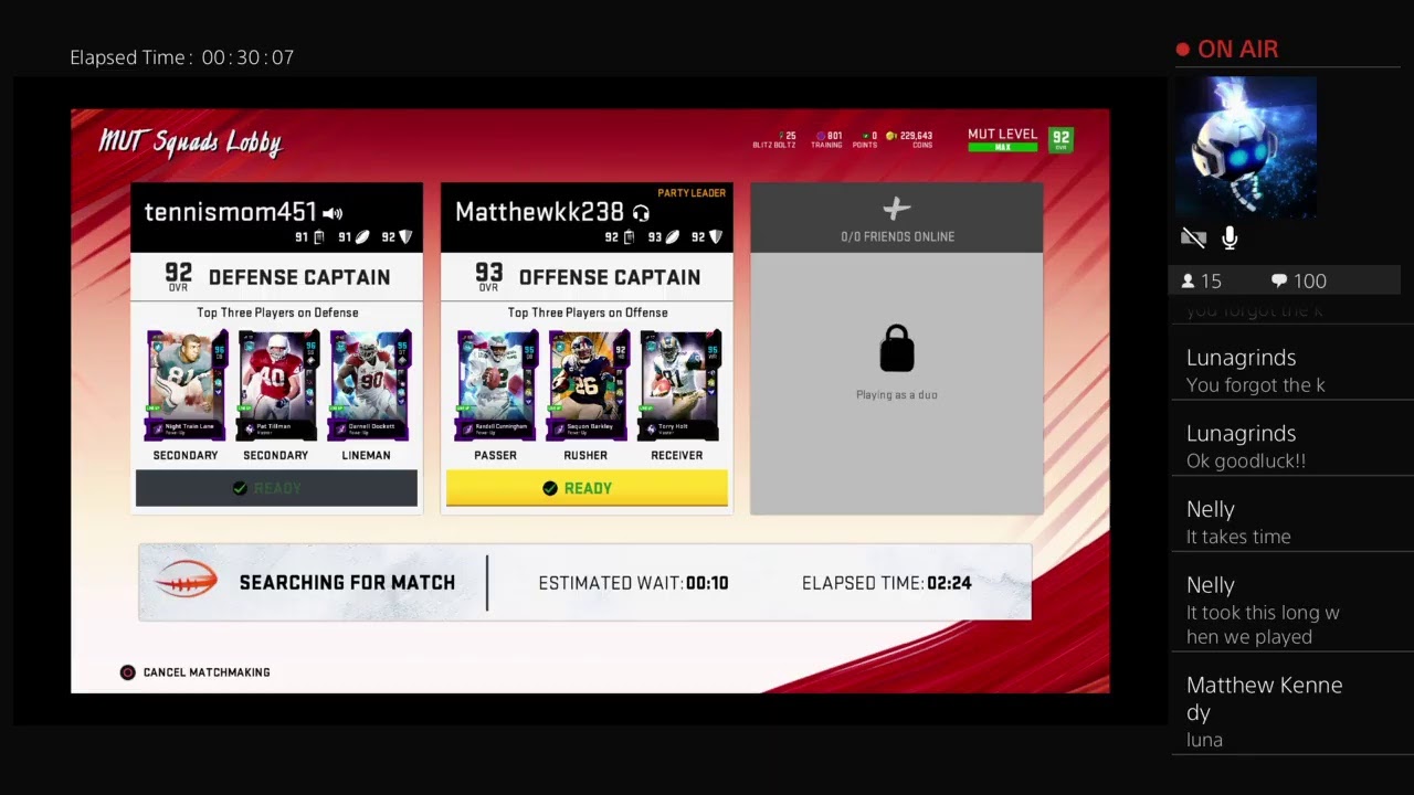 MUT 20 H2h seasons gameplay! Squads gameplay!