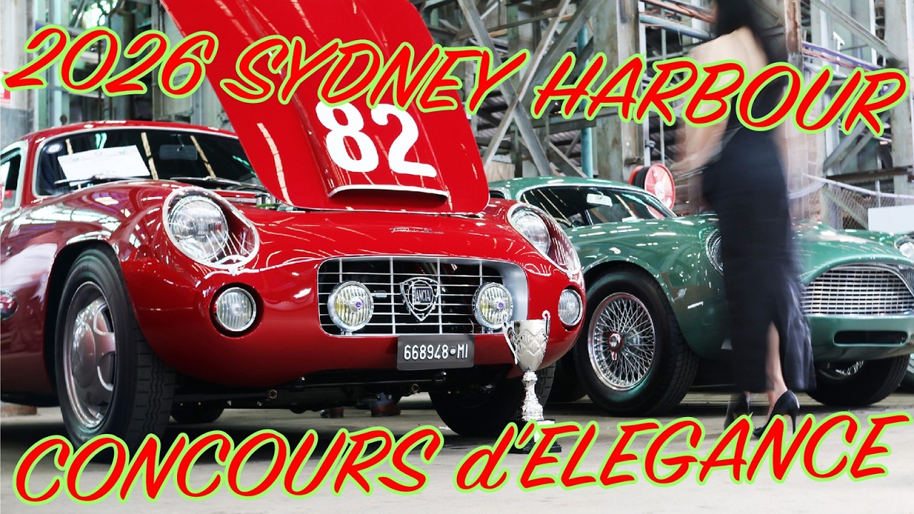 SYDNEY HARBOUR CONCOURS d'ELEGANCE 2026 featuring Wide Array of Fine Automobiles & Motoring Culture