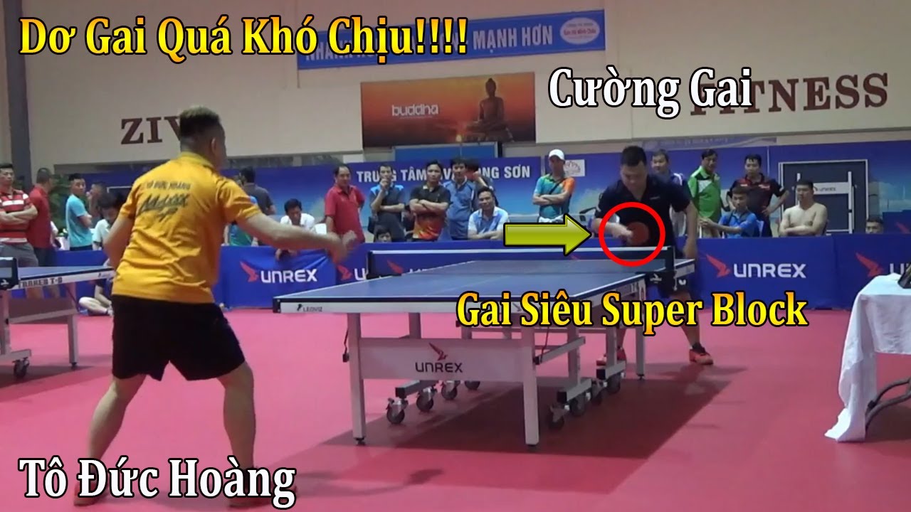 Kiện Tướng Bóng Bàn Hoàng Chốp Cũng Vất Vả Khi Gặp Dơ Gai Keo Siêu Dị - Cường Gai Thanh Hoá