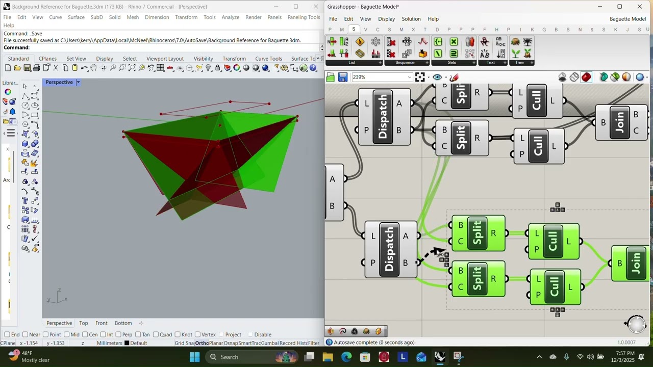 Baguette-cut Diamond Parametric Modeling Algorithm