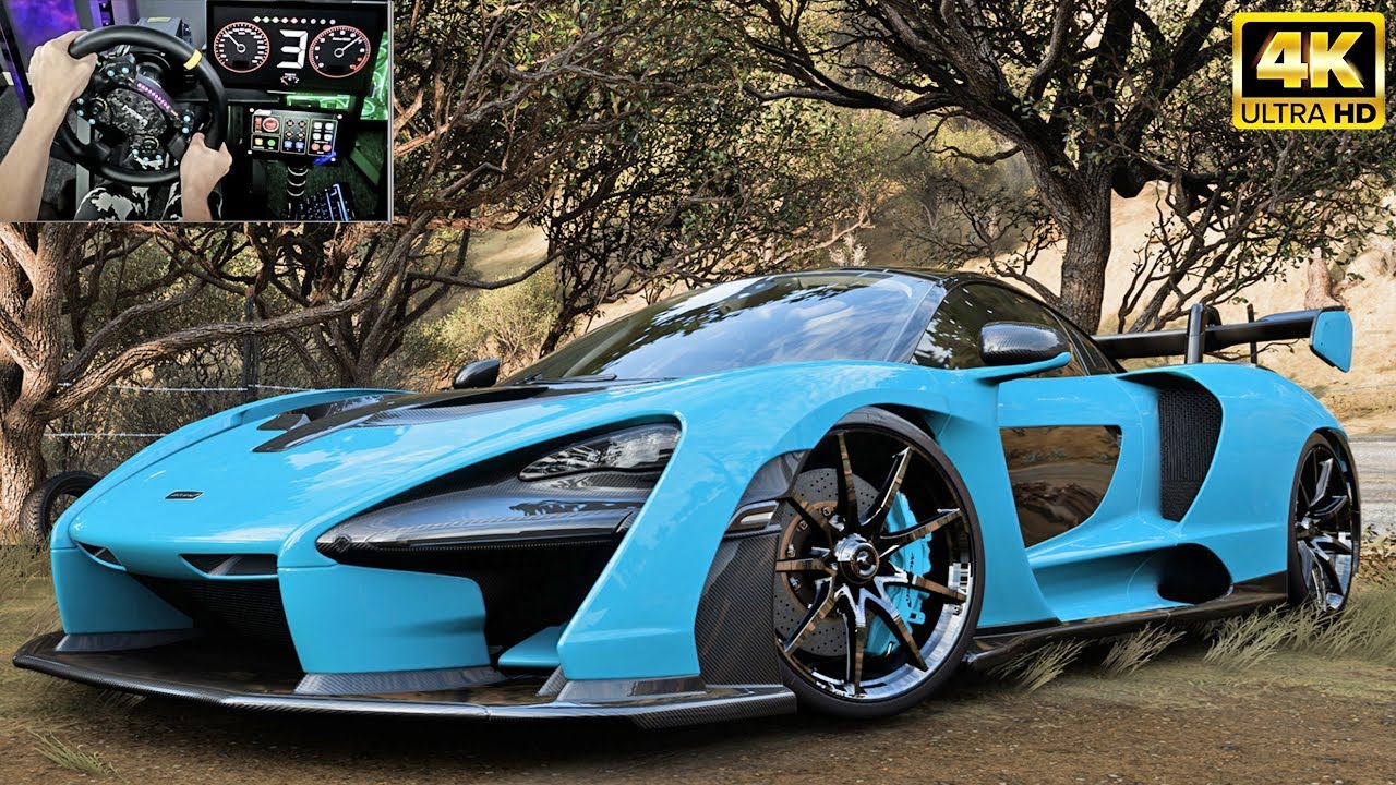 McLaren Senna 2018 | Forza Horizon 5 | MOZA R21 Steering Wheel Gameplay 4K