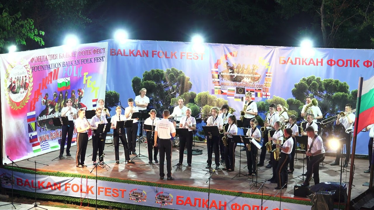 25 Mladeski Duhov  Orkestar iż Sokółki i mazoretke PL. (26.08.) 28. BALKAN FOLK FEST season 2022