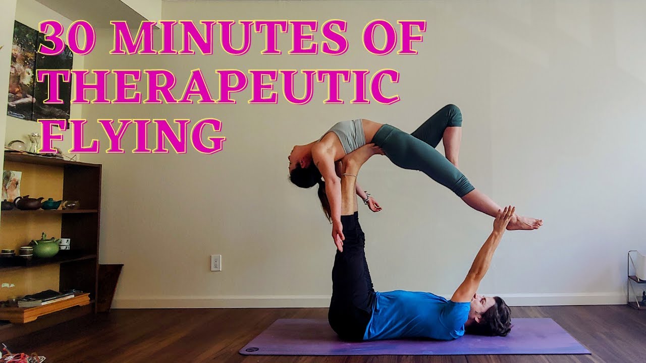 30 Minute Acroyoga Thai Massage Therapeutic Flying Session