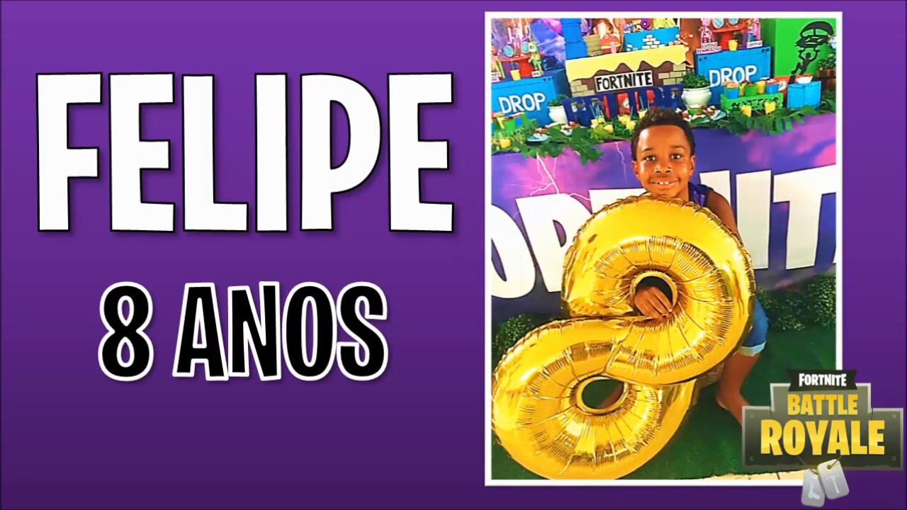 DECORAÇÃO COM O TEMA FORTNITE