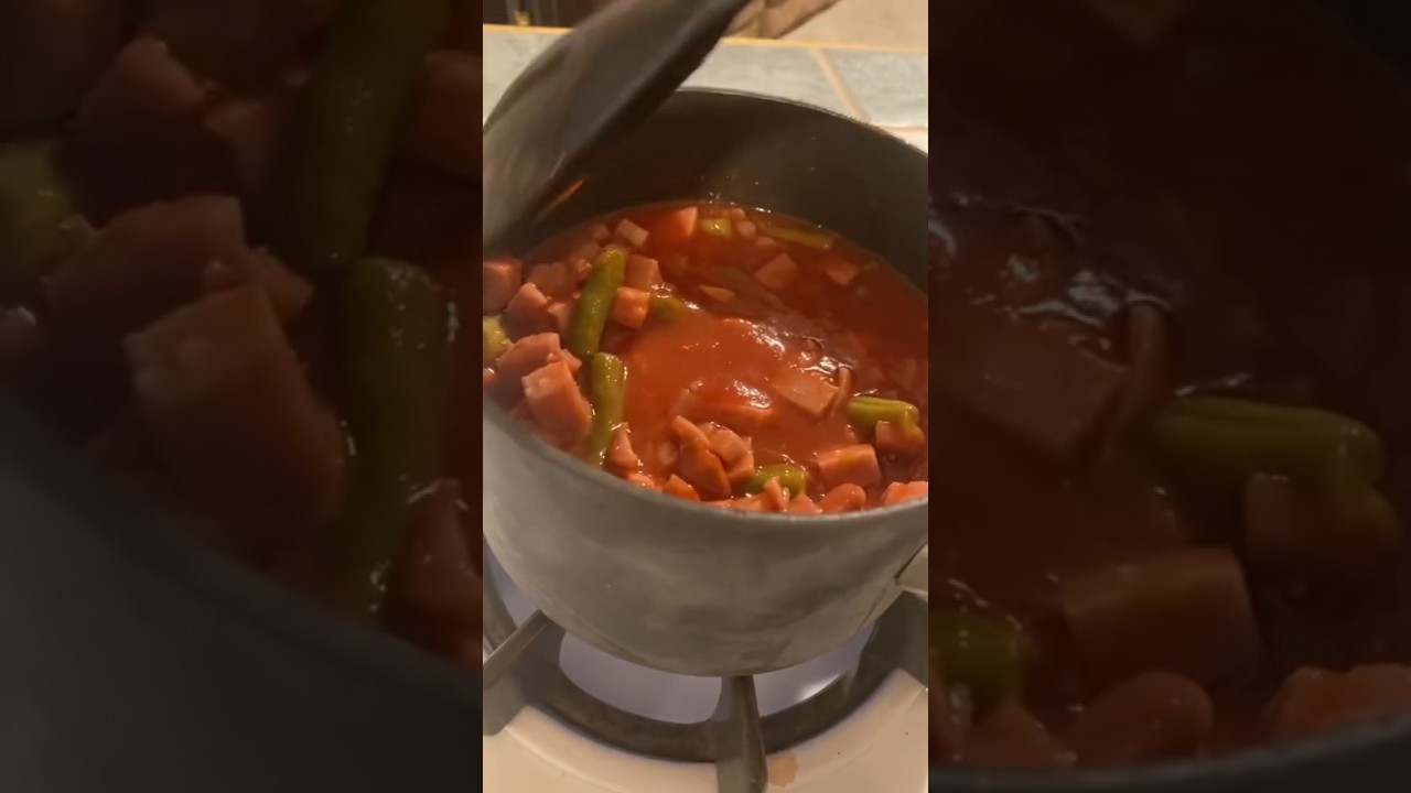 Was spam goulash a staple in your household growing up? 🎥: @kdollabean #spam #chamorro