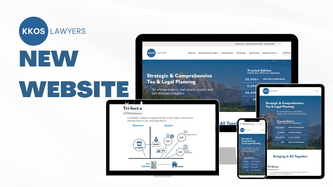 New KKOS Lawyers Announcement - New Website