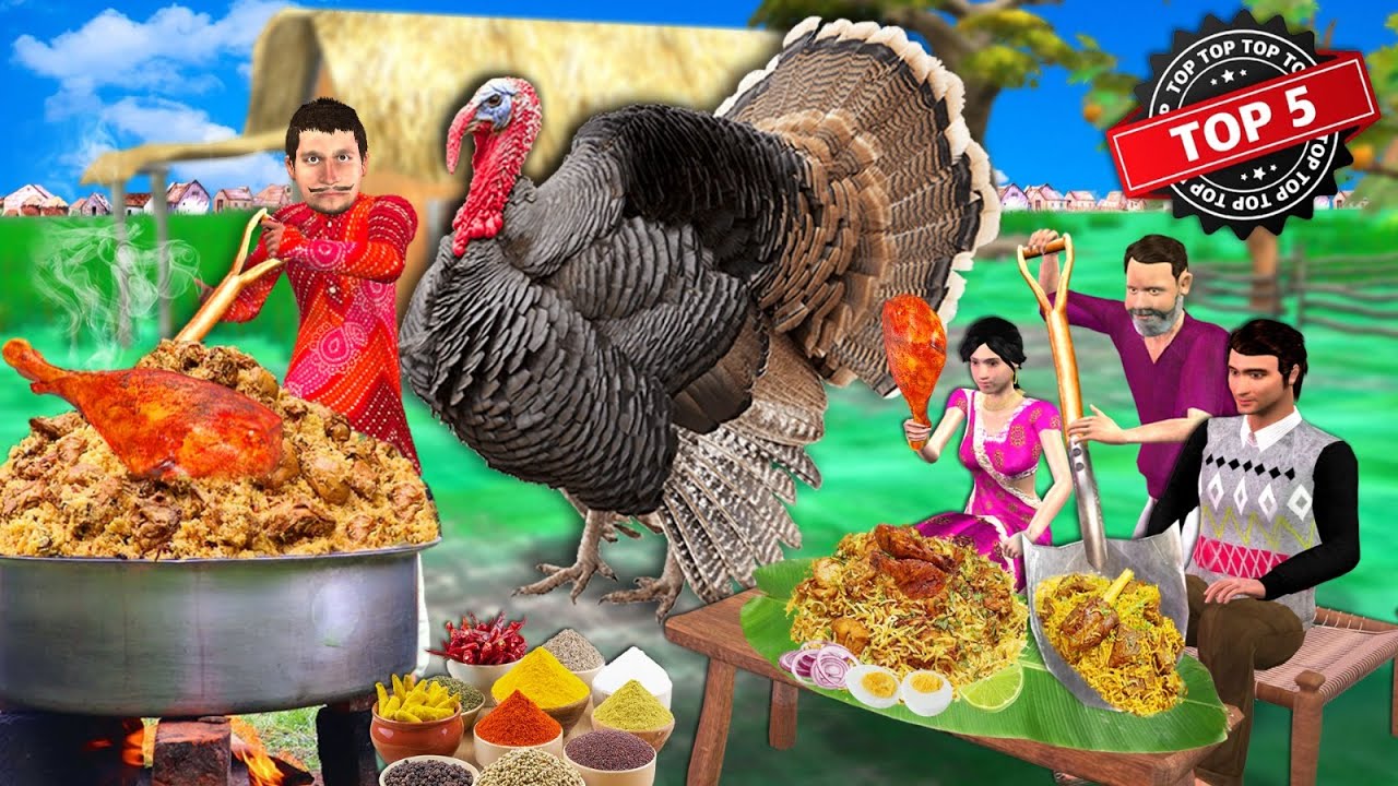 Turkey Favda Chicken Fry Piece Biryani Curry Street Food Top Collection Hindi Kahaniya Moral Stories