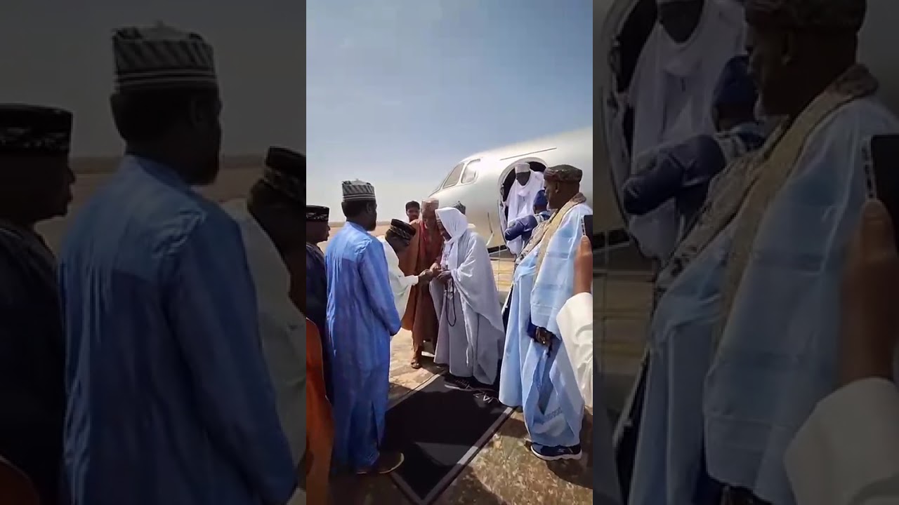 Shaykh Mahy  in Bauchi to offer condolences following the passing of Shaykh Dahirou Ousmane Bauchi.