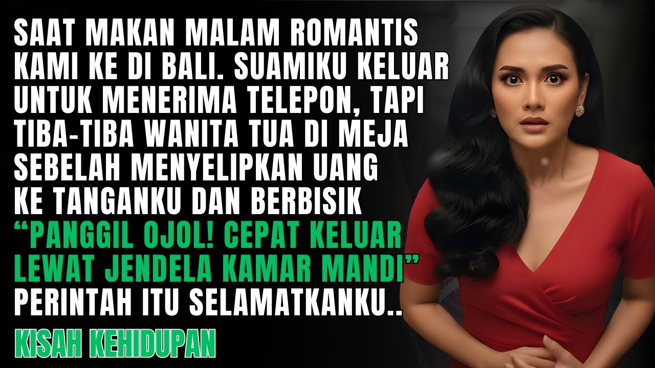 SAAT MAKAN MALAM SUAMIKU KELUAR ANGKAT TELPON, TIBA-TIBA ADA NENEK MENYURUHKU KABUR DAN SELAMATKANKU