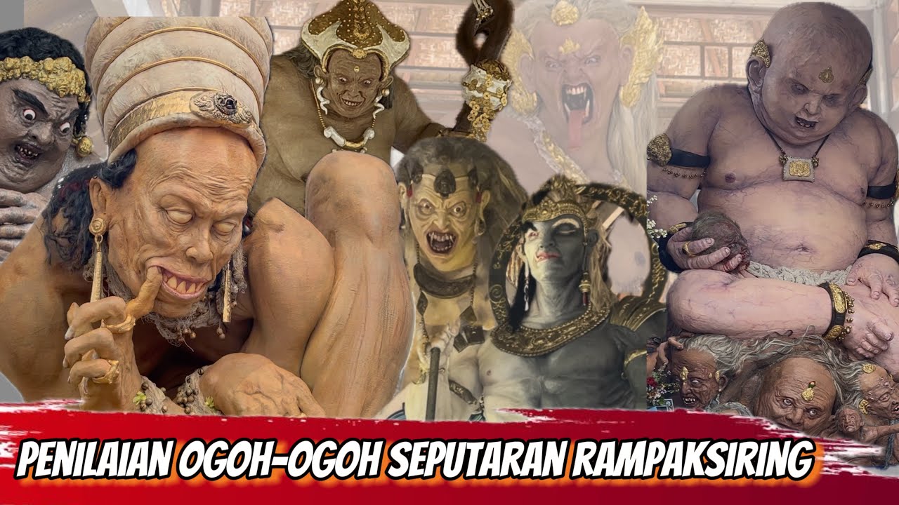 SUASANA TEGANG!!  Penilian 7 Ogoh-Ogoh KEREN Diseputaran Tampaksiring 23 Maret 2025