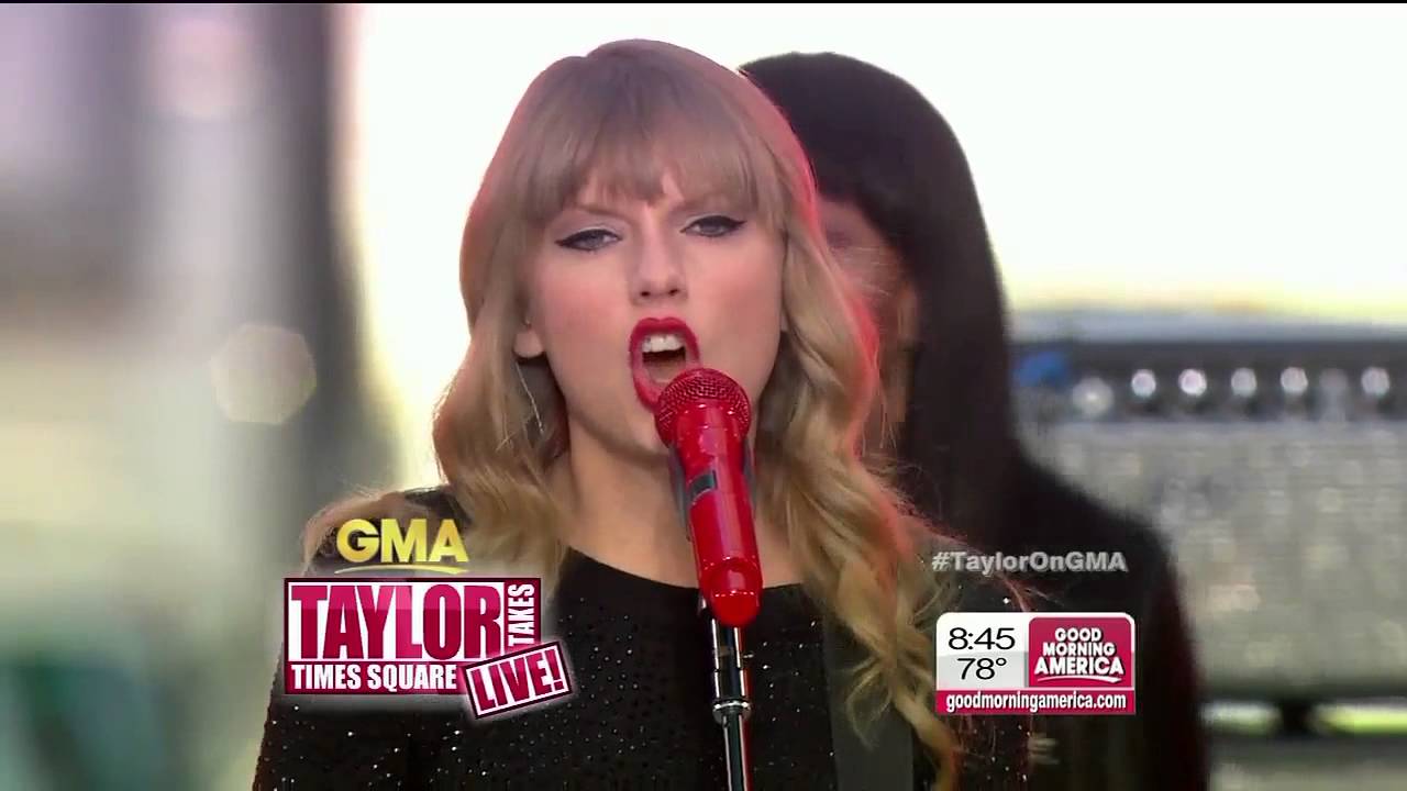 [HD] Taylor Swift - Red (Live) @ GMA 10/23/2012 on ABC