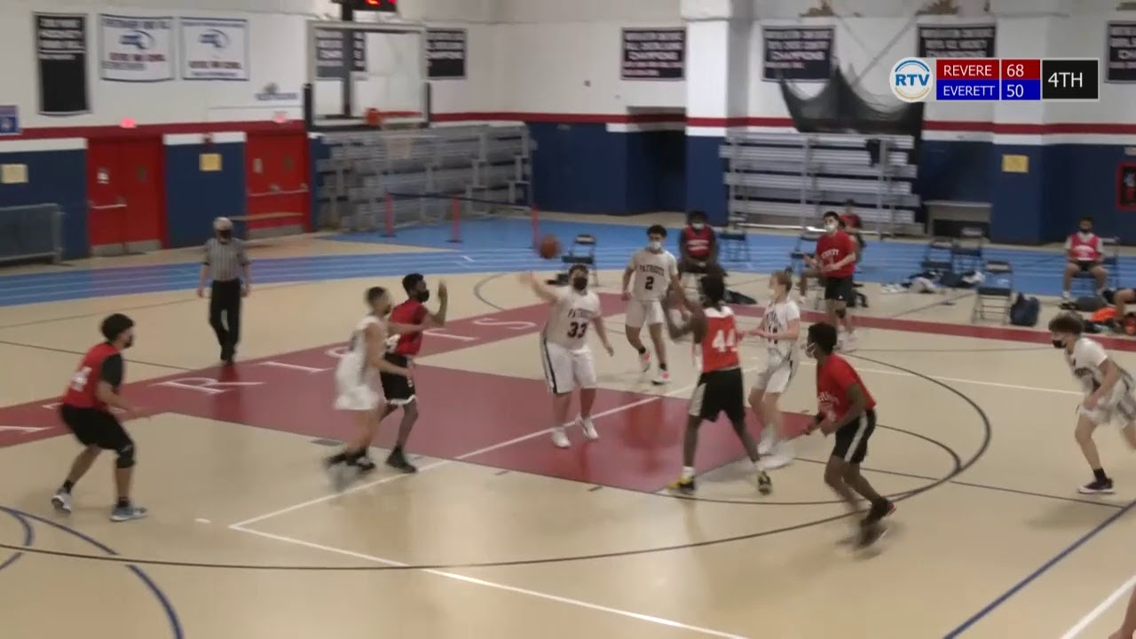 Revere High School Boys Junior Varsity Basketball: Revere vs Everett