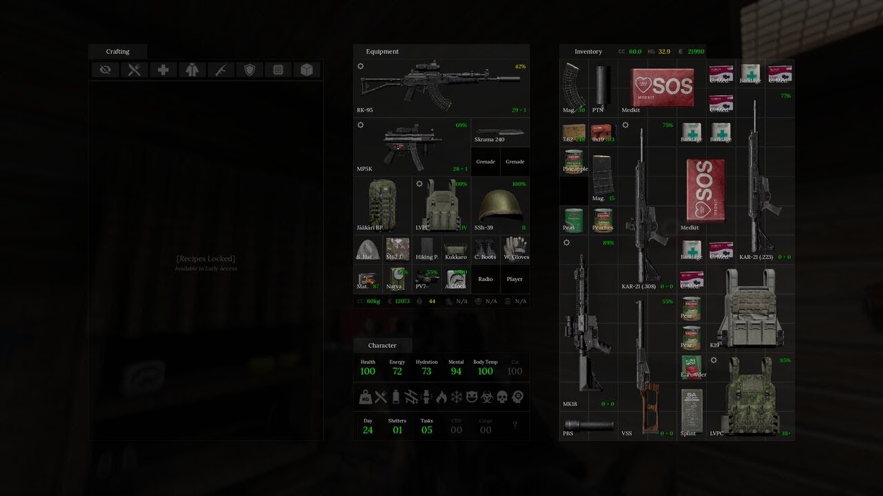 ROAD TO VOSTOK TRYING MOD AND LOOT