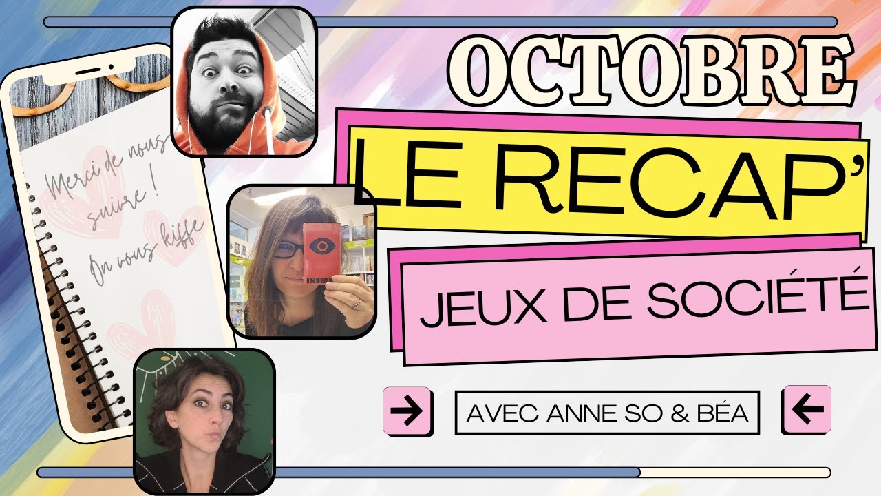 Le Récap' d'octobre 2023 ET 2024 !