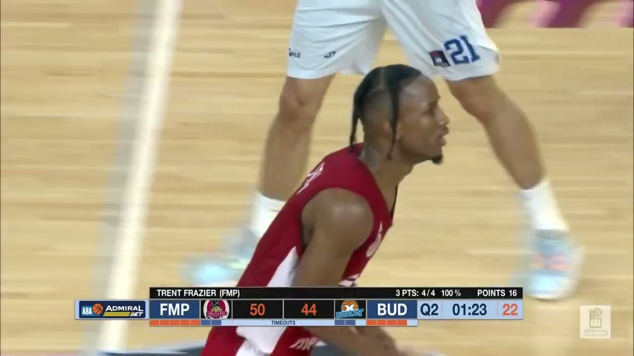 Trent Frazier scores 31 pts, including 7 three-pointers (FMP Meridian - Budućnost VOLI, 29.10.2022)