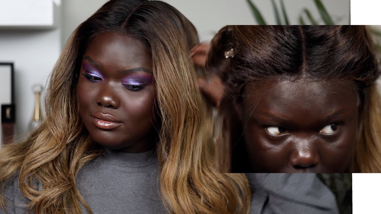 HOW I TINT AND LAY MY FRONTAL(Dark Skin) - HIGHLY REQUESTED