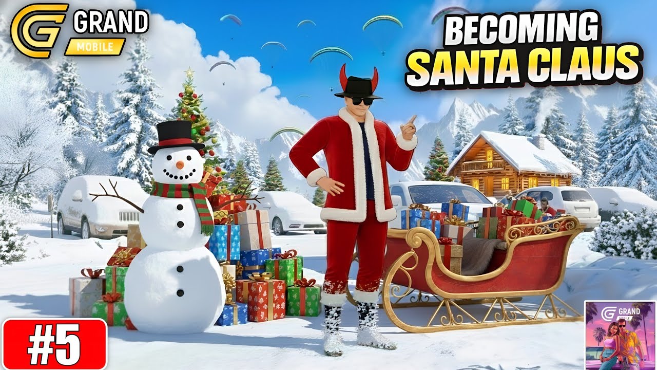 I Become SANTA CLAUS in Grand RP Mobile 😎 | Grand RP Mobile EN02 #5