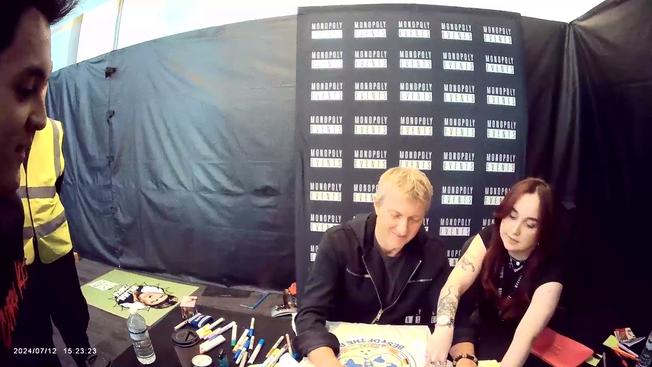 Our Trip - Liverpool Comic Con 2025 Part 103 (Meeting William Zabka)