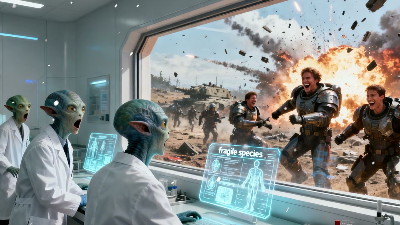 Alien Scientists Declared Humans precarious | Then Saw Them Laughing in Combat    HFY Sci fi story