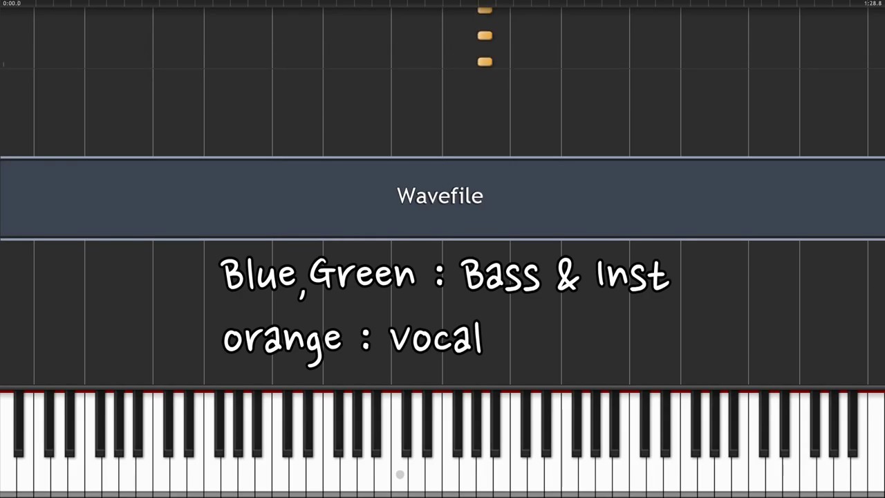 [Synthesia] LamazeP - WAVEFILE(Short Ver.)/初音ミク(Hatsune Miku)