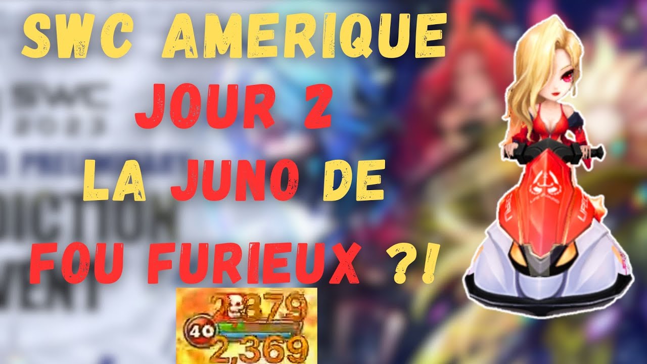 SWC AMERIQUE JOUR 2 : Cette JUNO détruit le tournoi ?! SUMMONERS WAR