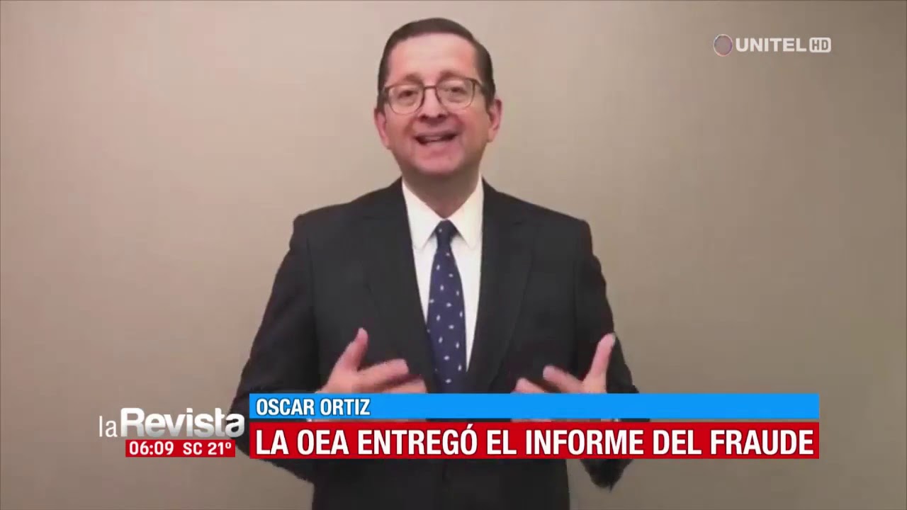 La OEA entreg&oacute; el informe en el que confirma el fraude electoral