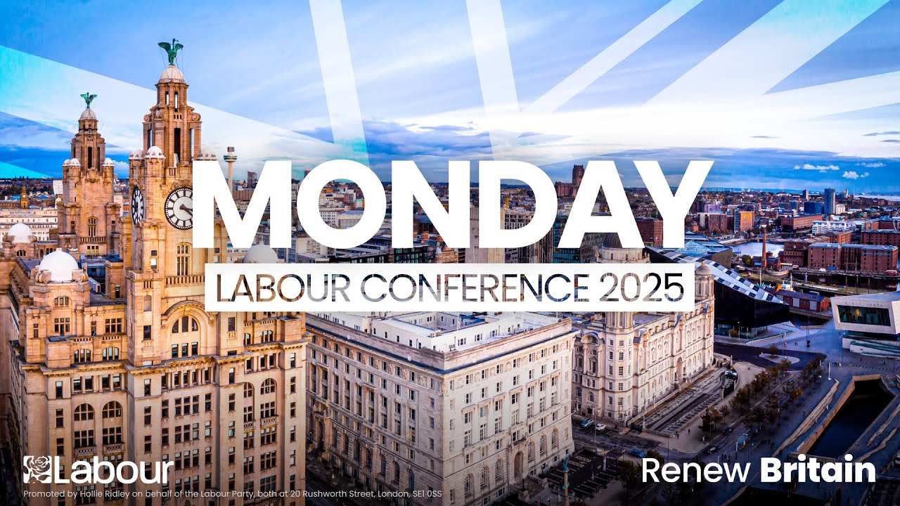 WATCH LIVE: Monday at Labour Party Conference 2025