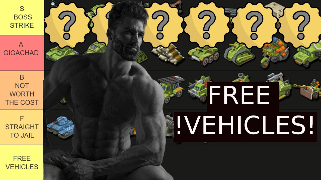 Ranking Every FREE Vehicle in Battle Nations(True Opinions Only)
