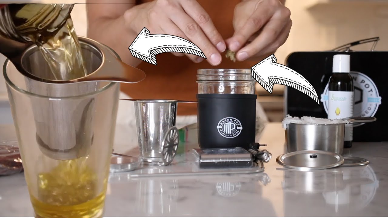 How To Make Easy Infused Coconut Oil With The Mason Pot