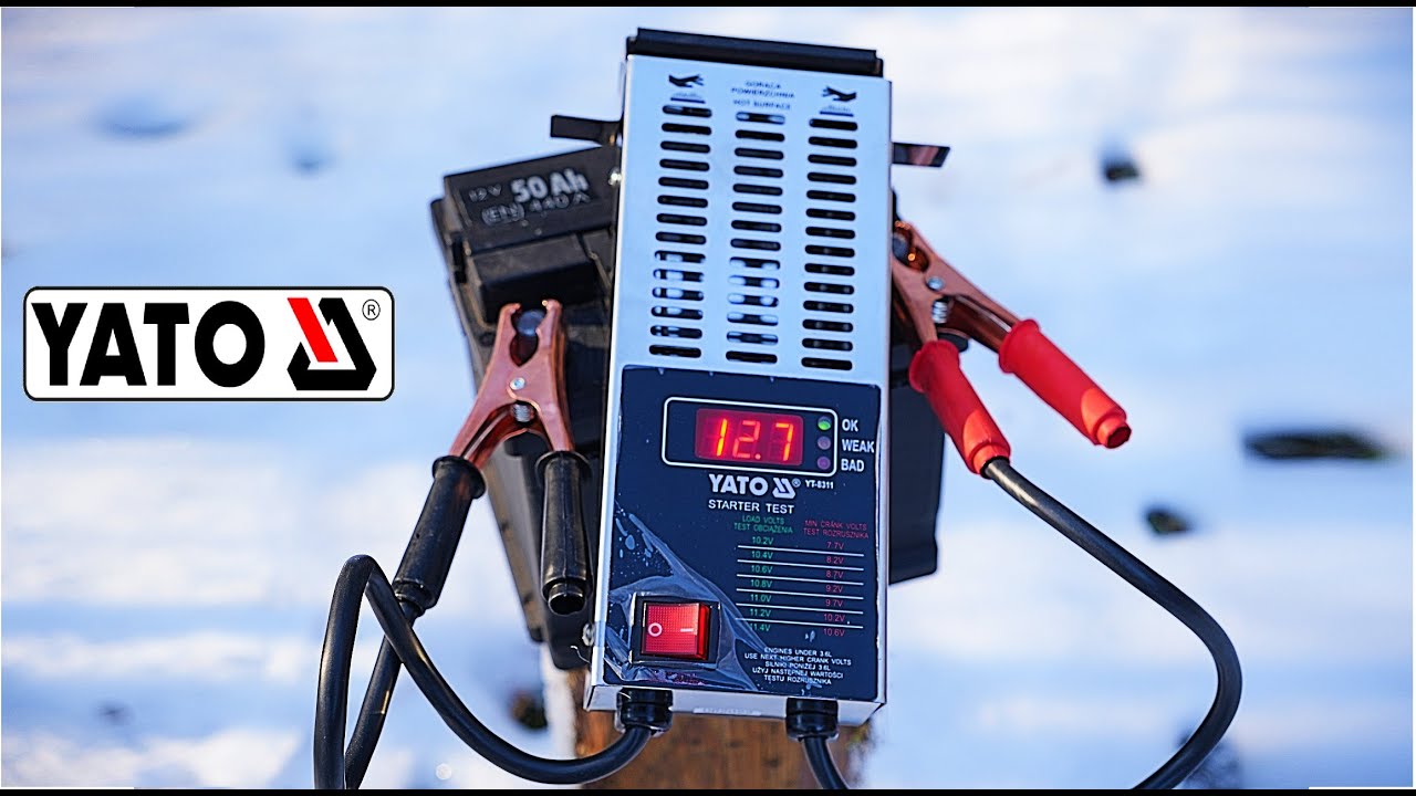  Tester Akumulatorów pod obciążeniem  YATO YT 8311