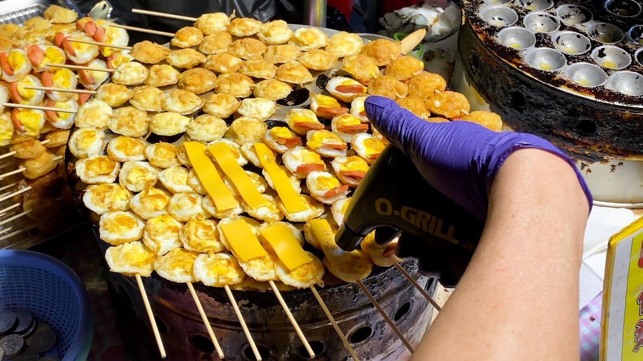 煎鳥蛋 - 台灣夜市 / Special Style! Fried Bird Eggs (Quail Eggs) - Taiwanese Street Food