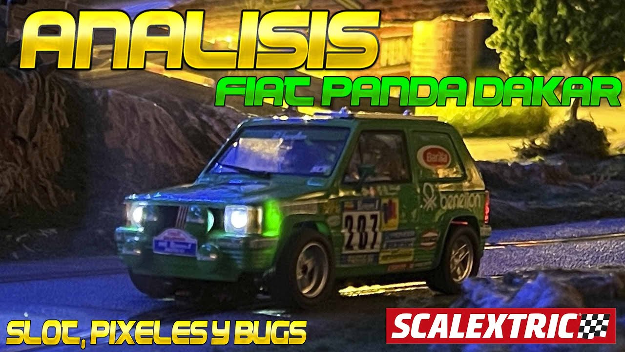 Análisis Fiat Panda Dakar, Scalextric SCX