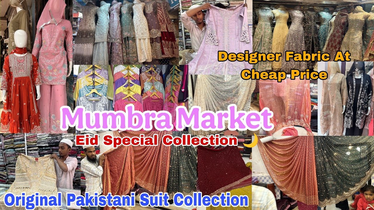 Mumbra Market Tour 🛍️ | Budget Eid Shopping |  Party Wear, Plazoo & Gowns & Fancy Wear Collection