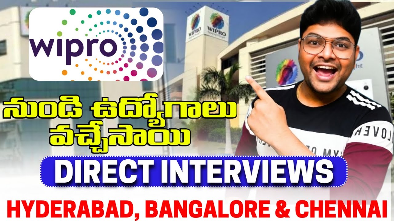 👌Wipro Direct Interview | No Coding Jobs | Latest Jobs in Telugu | This is Vidhey