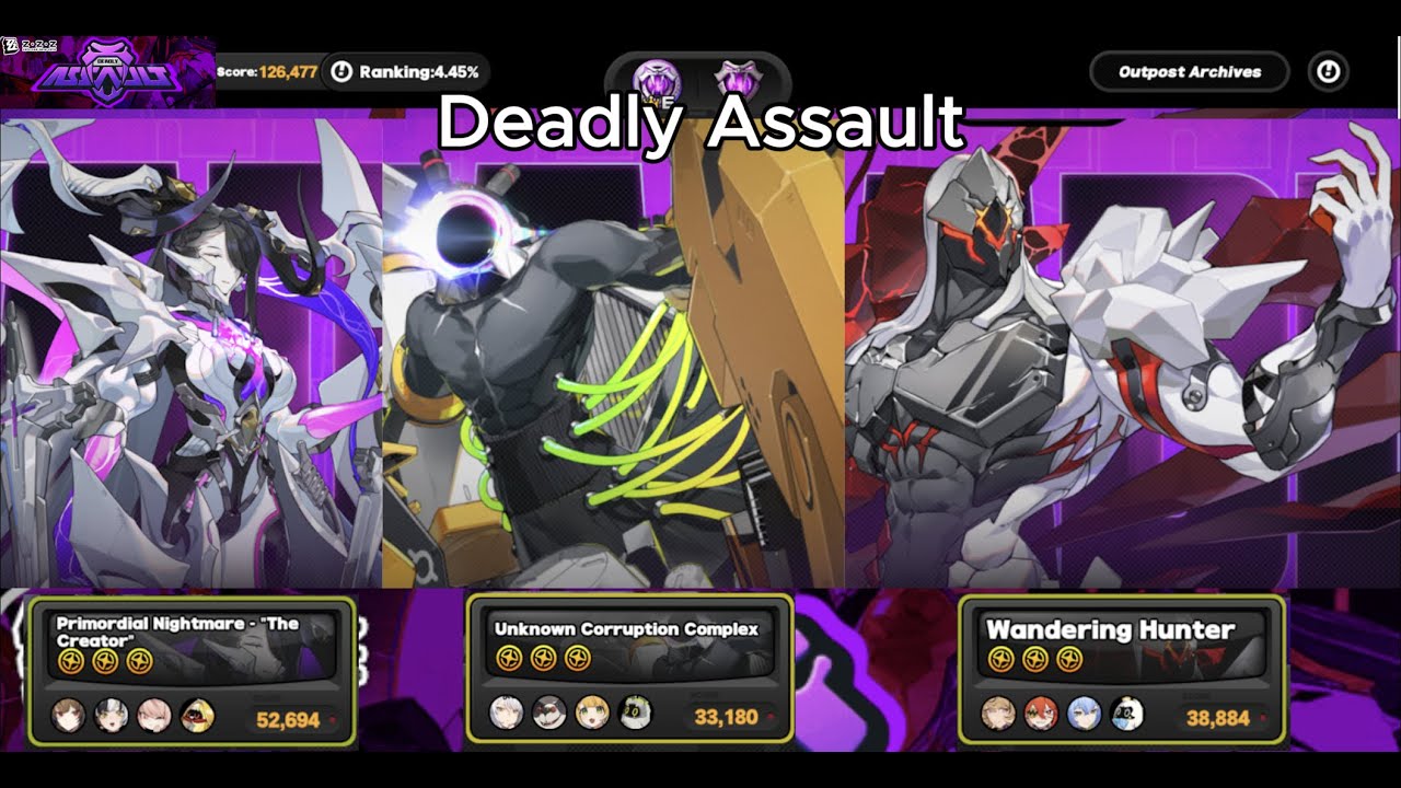 ZZZ - Deadly Assault - Primordial Nightmare - Unknown Corruption Complex - Wandering Hunter #14